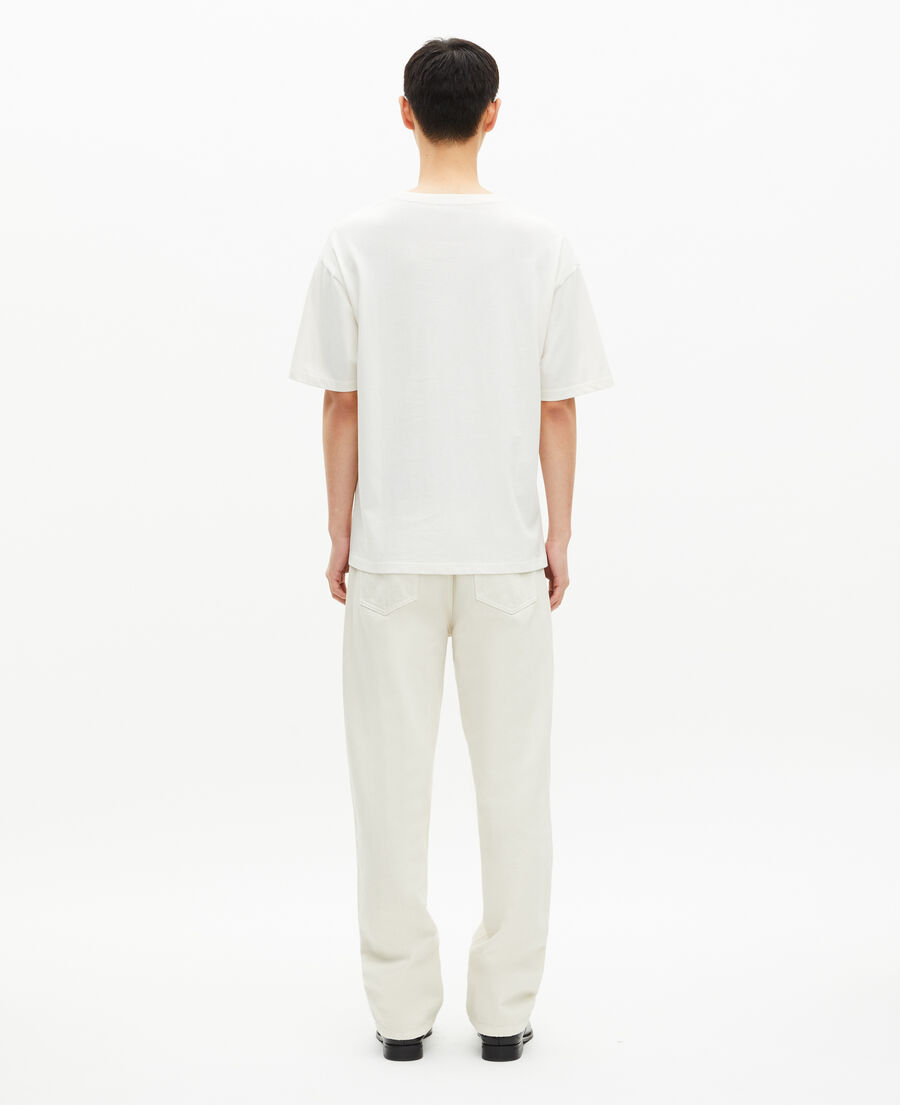The Kooples MEN ECRU ecru pines-effect printed t-shirt