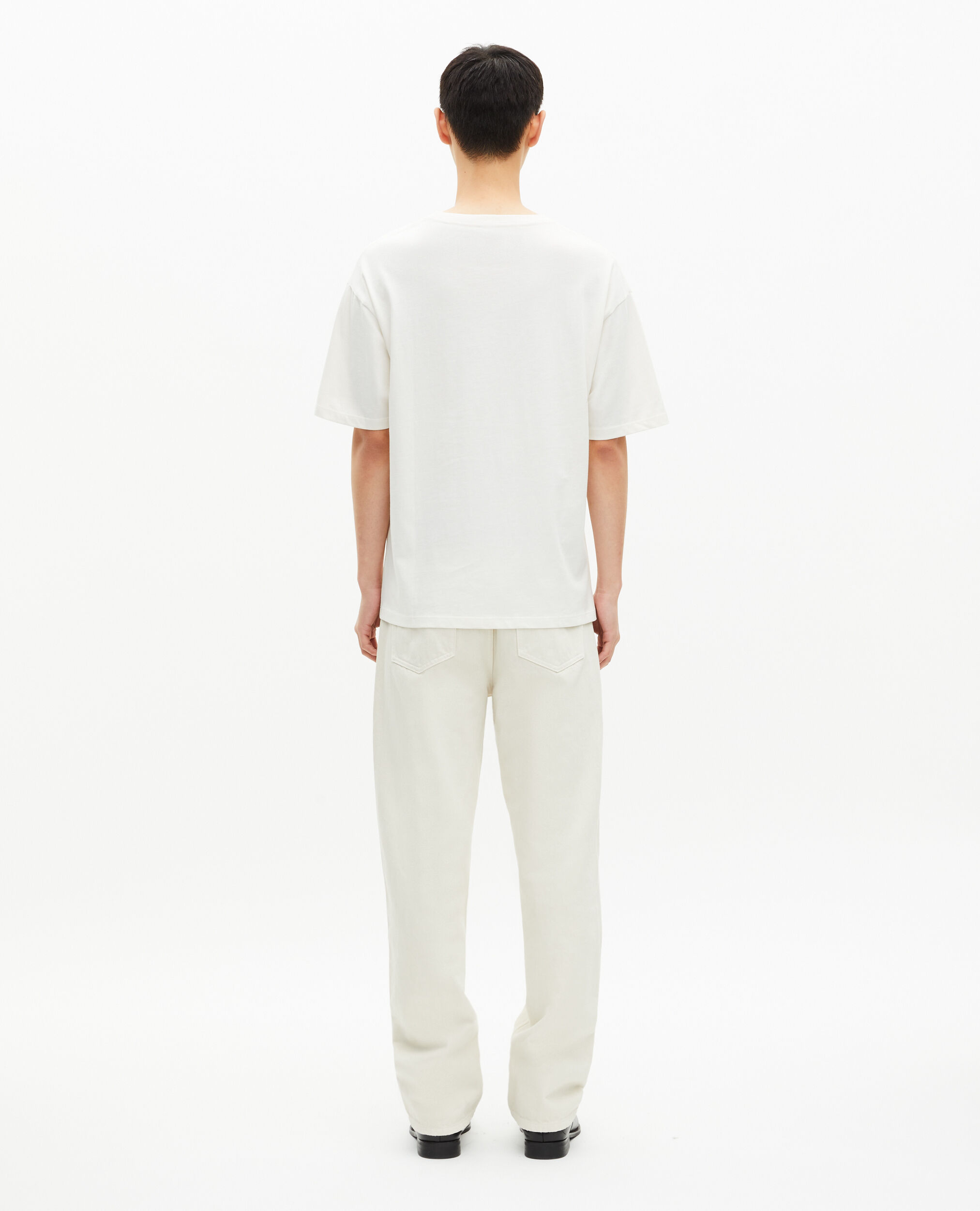 Ecru pines-effect printed T-shirt, ECRU, hi-res image number null