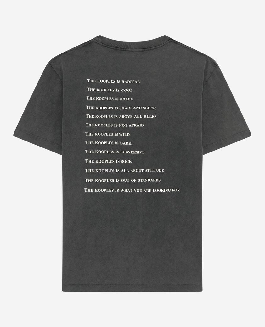 The Kooples HOMBRE BLACK what is camiseta negra