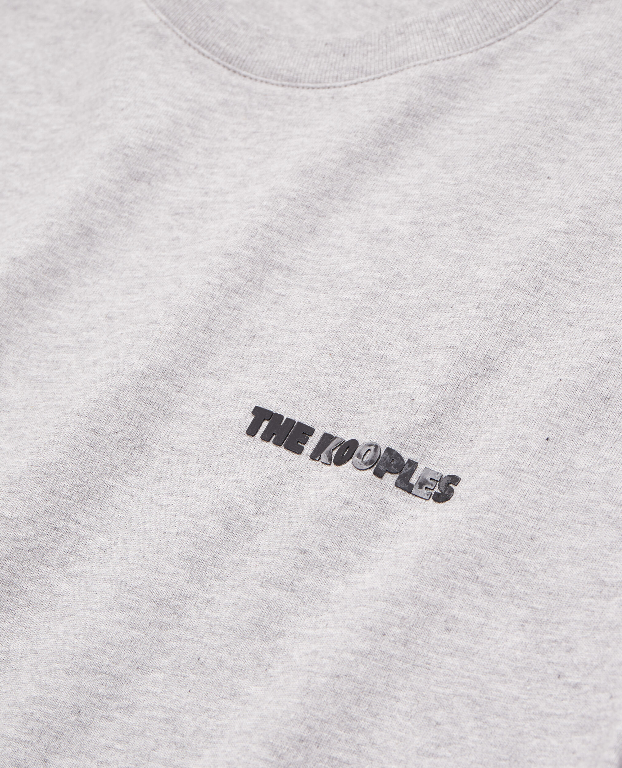 Men's light grey t-shirt with Logo serigraphy, GREY MELANGE, hi-res image number null