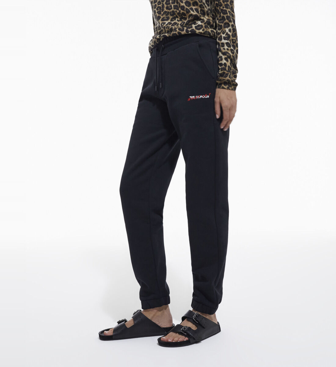 Black joggers with What is print The Kooples