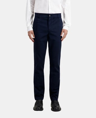 The Kooples HERREN NAVY marineblaue chinohose