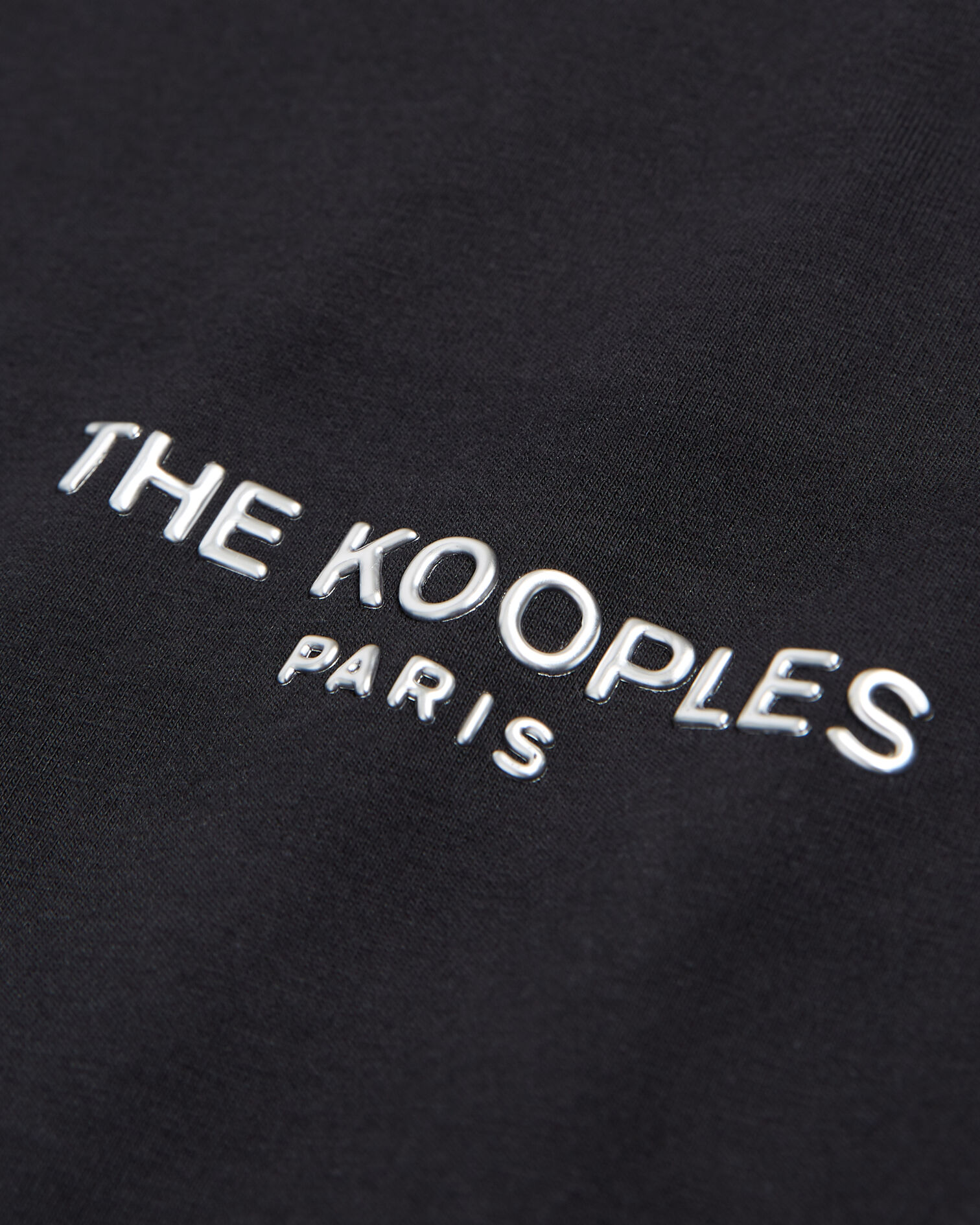 T-shirt noir à logo, BLACK, hi-res image number null