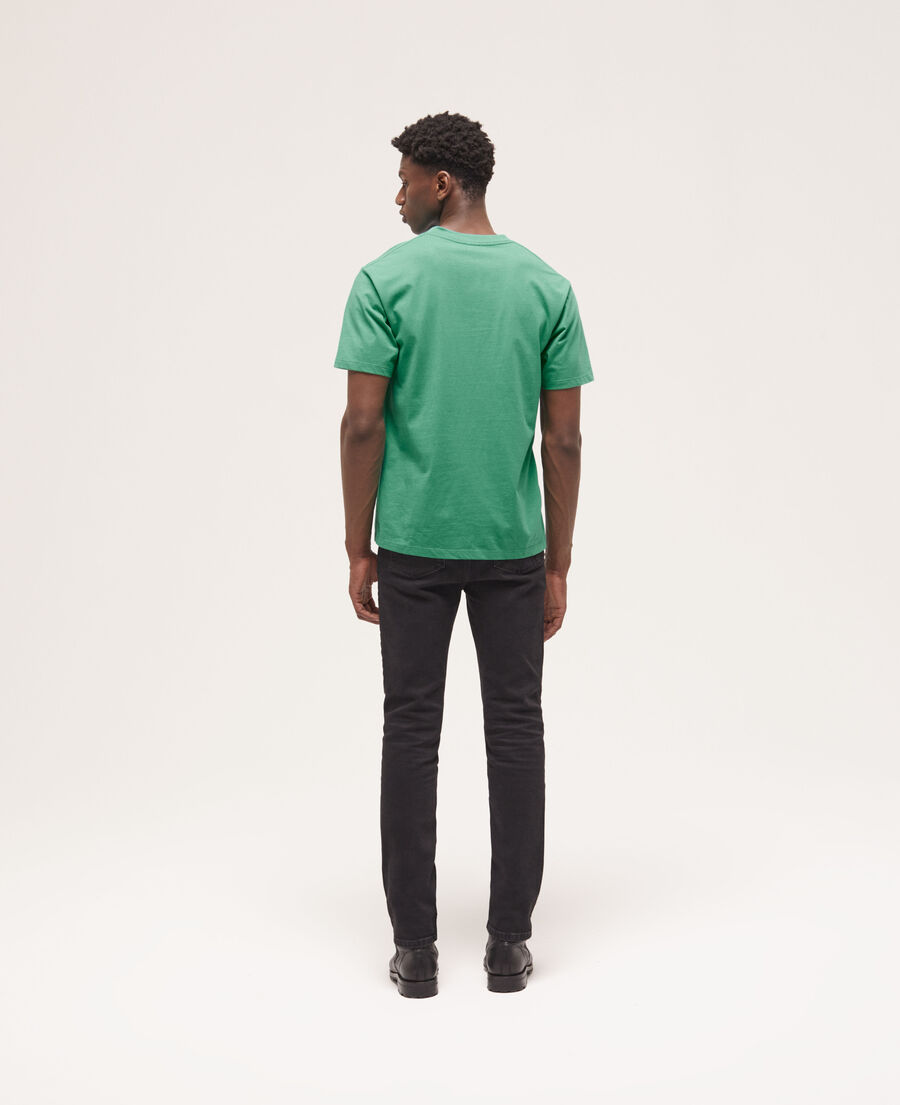 men's green logo t-shirt