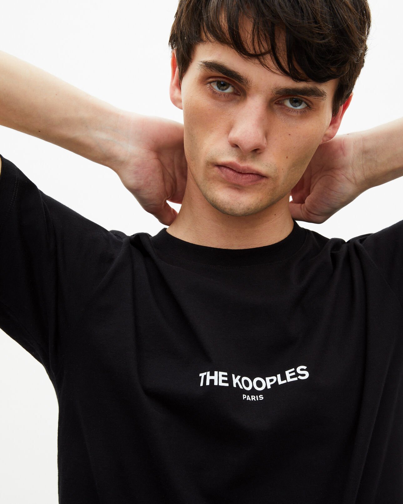 The Kooples HOMBRE BLACK camiseta con logotipo negro