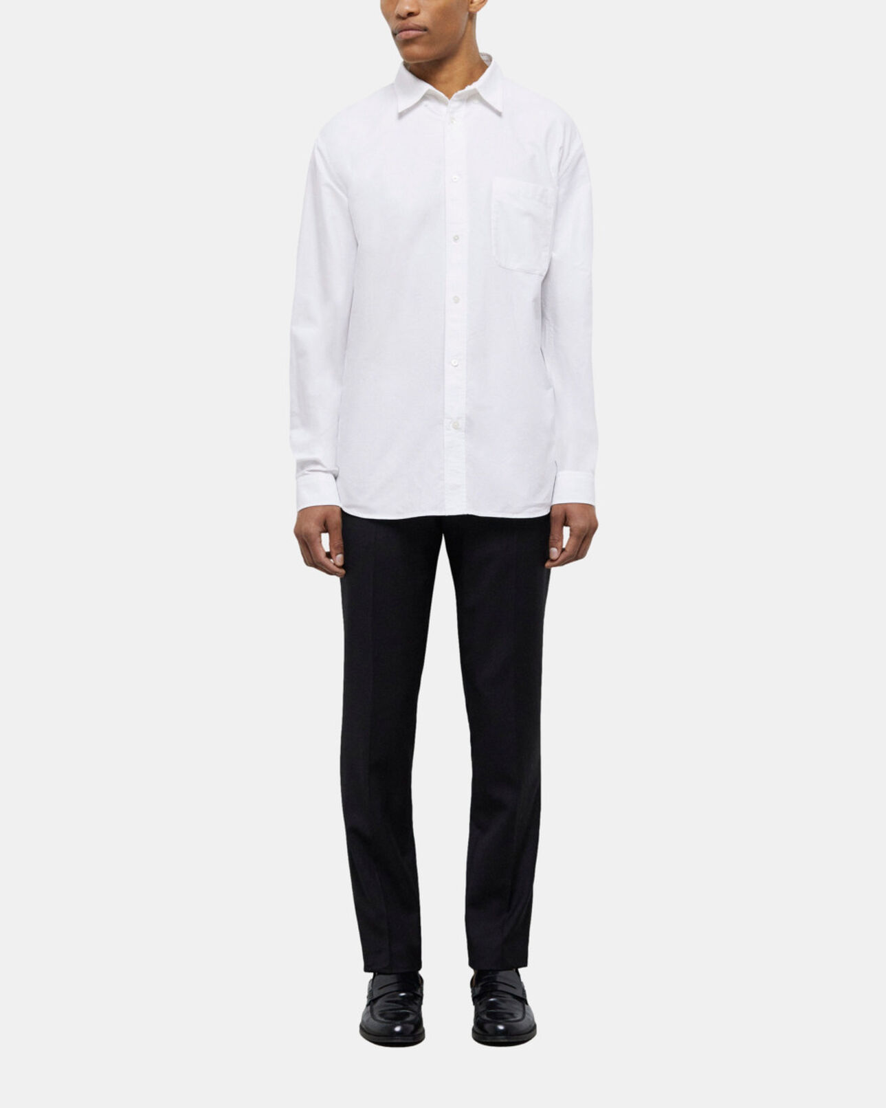 The Kooples MEN WHITE white cotton shirt