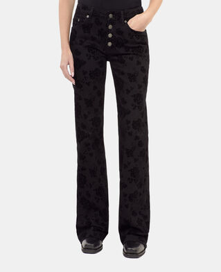 The Kooples WOMEN BLACK black flare jeans