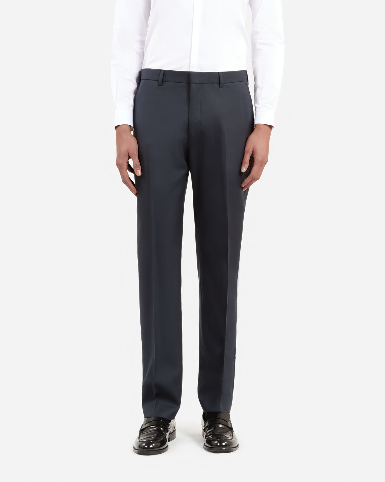 The Kooples HOMME BLUE PETROL pantalon de costume droit bleu
