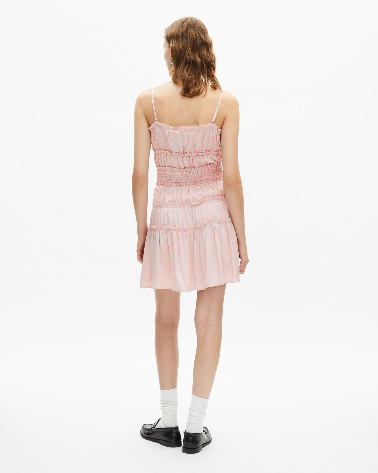 The Kooples WOMEN LILA short dress with lilac bows
