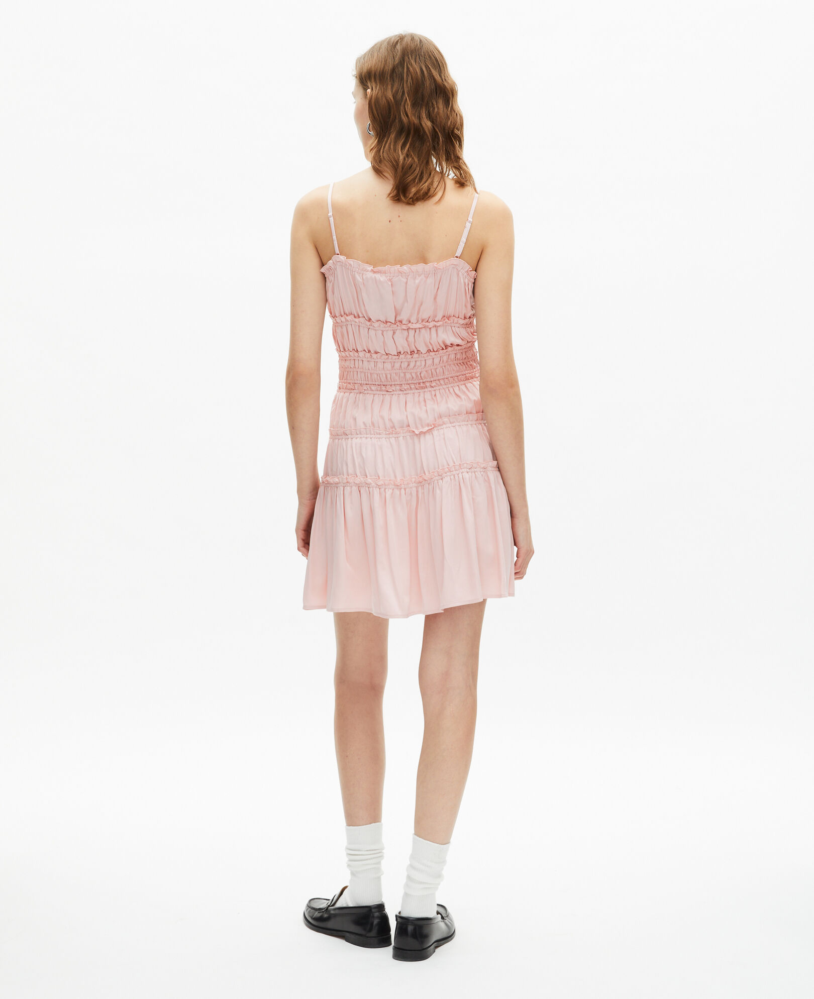 The Kooples WOMEN LILA short dress with lilac bows