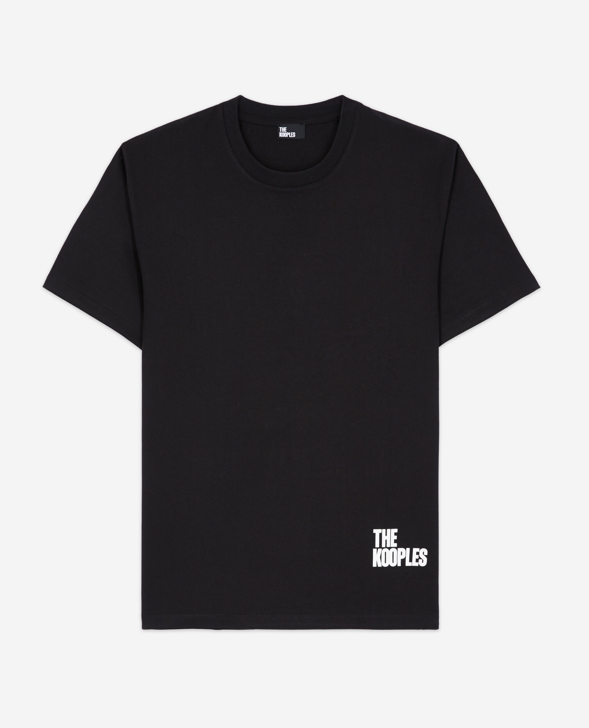 The Kooples black logo T-shirt, BLACK, hi-res image number null