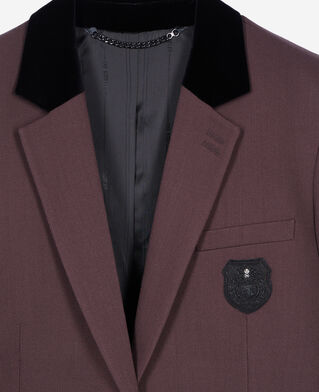 The Kooples DAMEN BROWN braune anzugjacke aus wolle