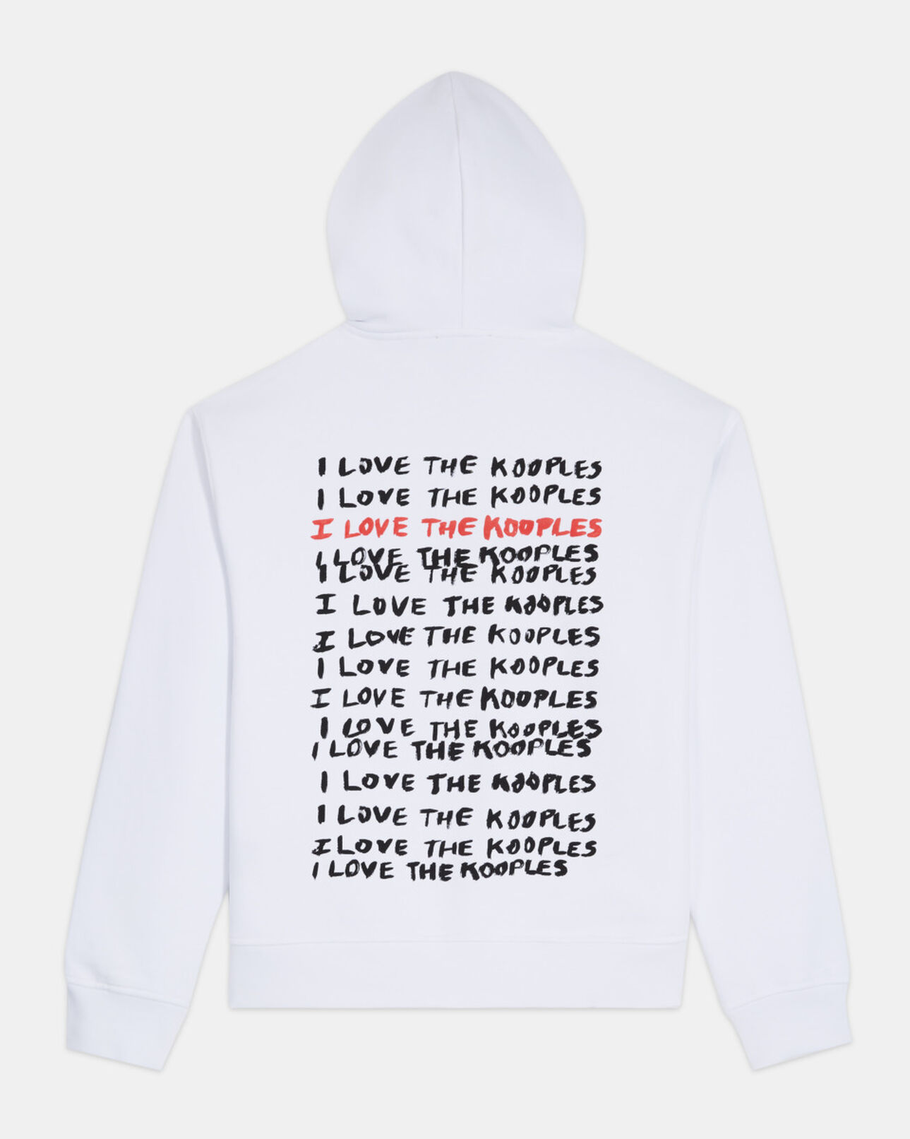The Kooples WOMEN WHITE i love kooples white sweatshirt