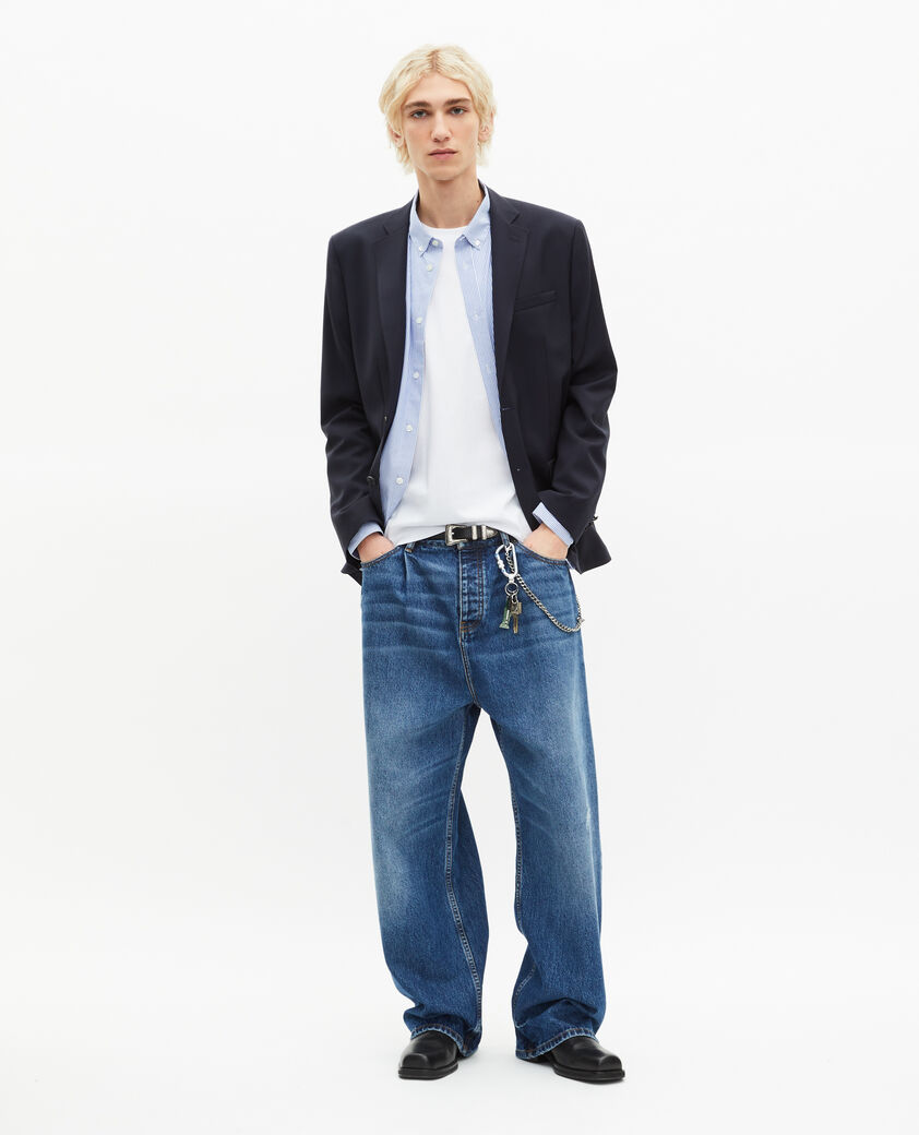 The Kooples HOMME DARK NAVY veste de costume en laine marine