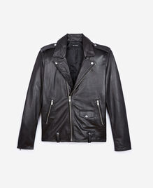 biker The Kooples jacket black leather | Zipped US -