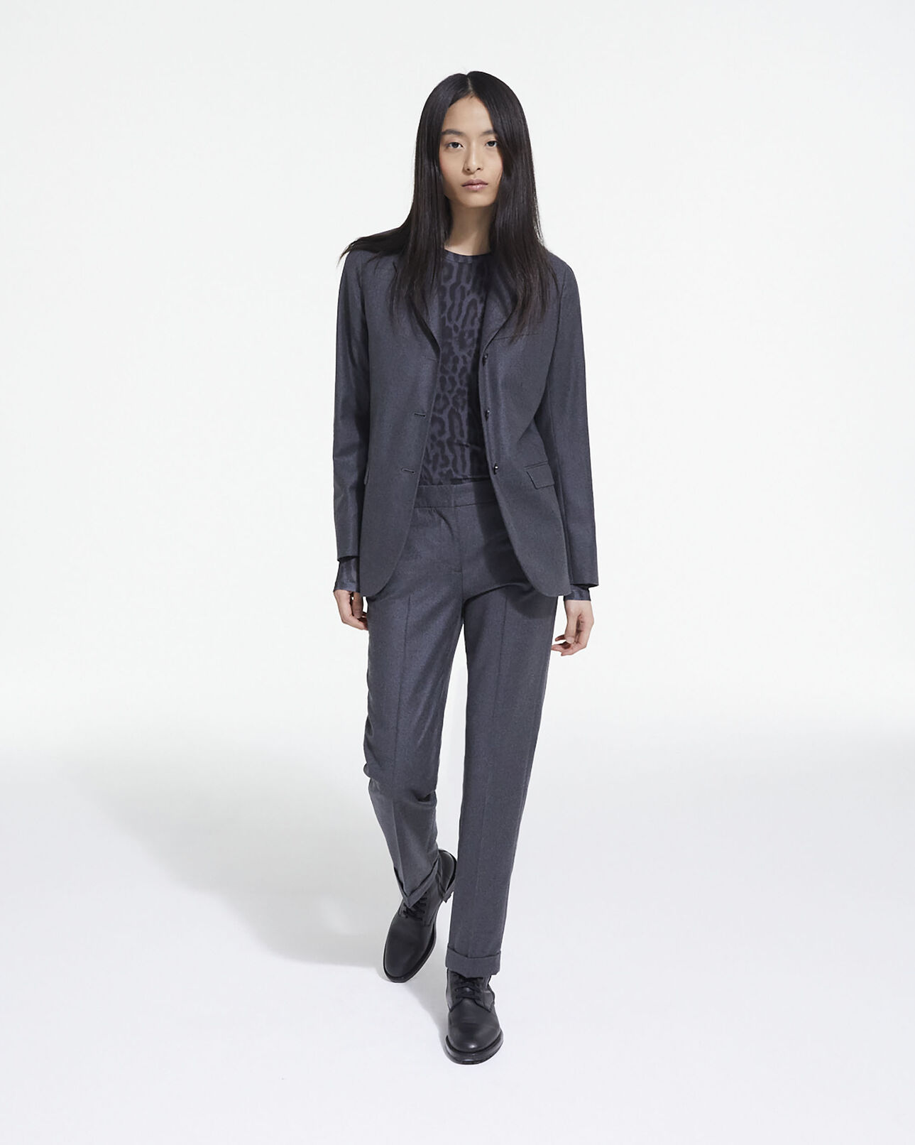 The Kooples DAMEN GREY graue anzughose aus wolle