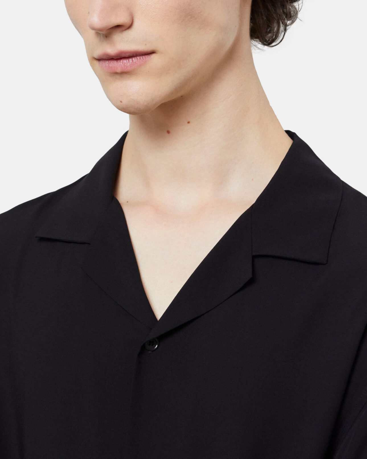 The Kooples HOMME BLACK chemise casual noire