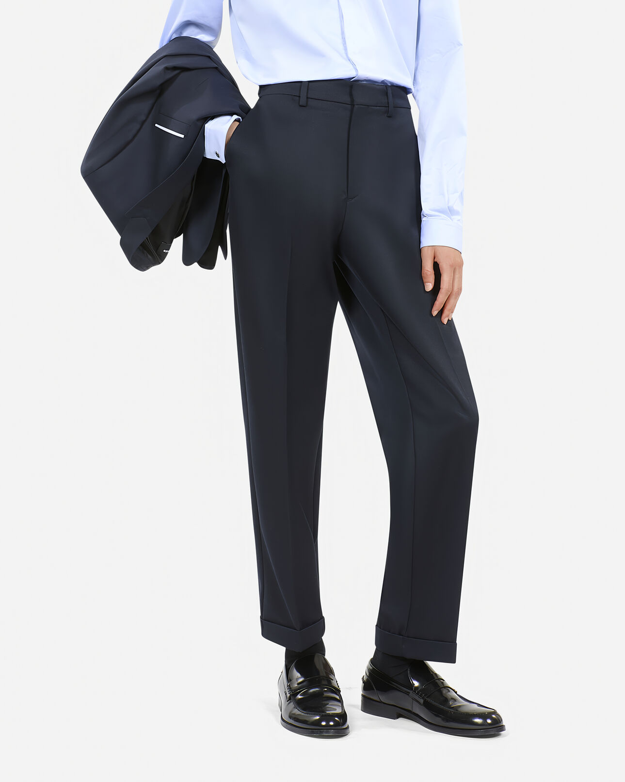 The Kooples MEN DARK NAVY blue navy trousers