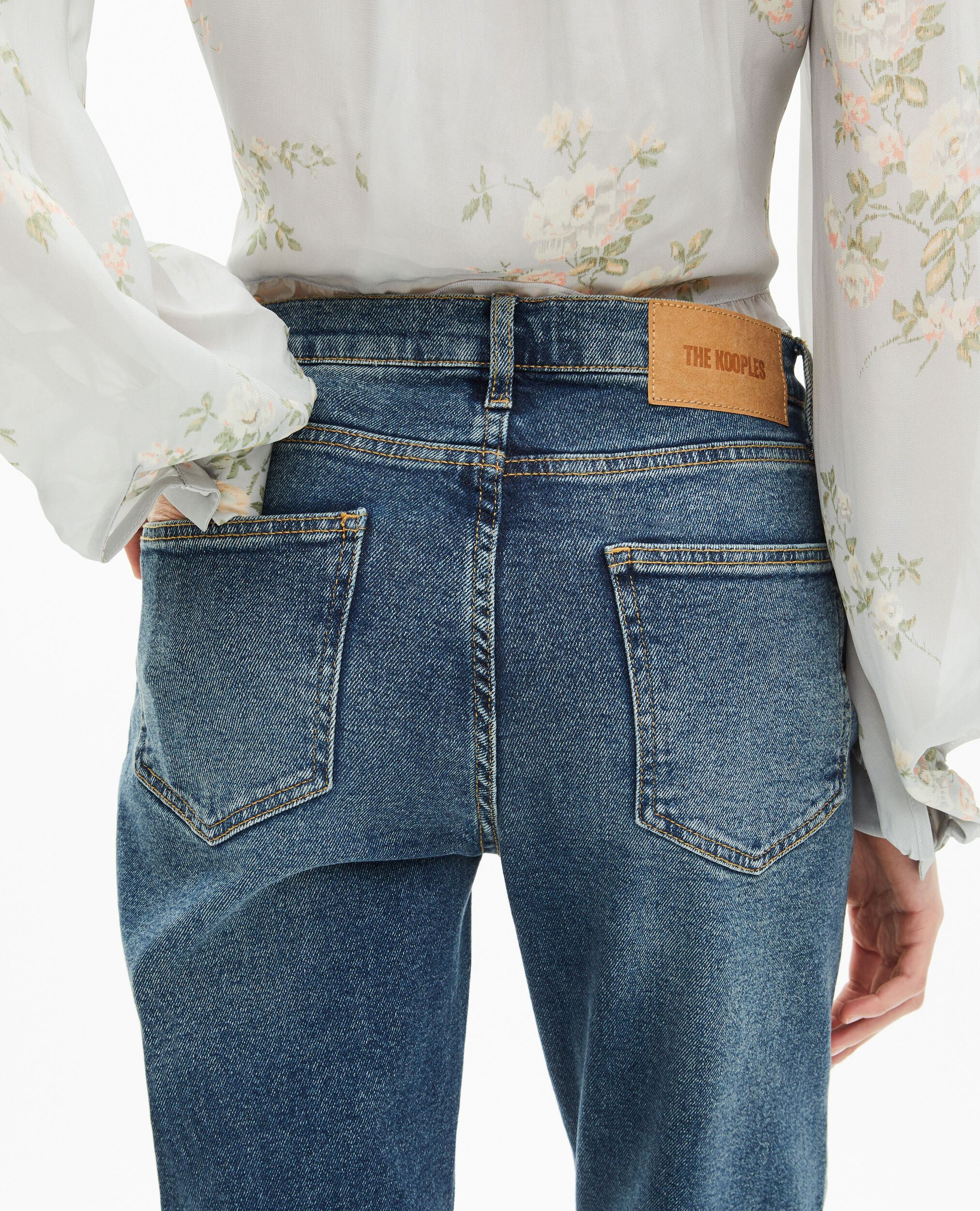 Blue flare jeans, VINTAGE BLUE, hi-res image number null