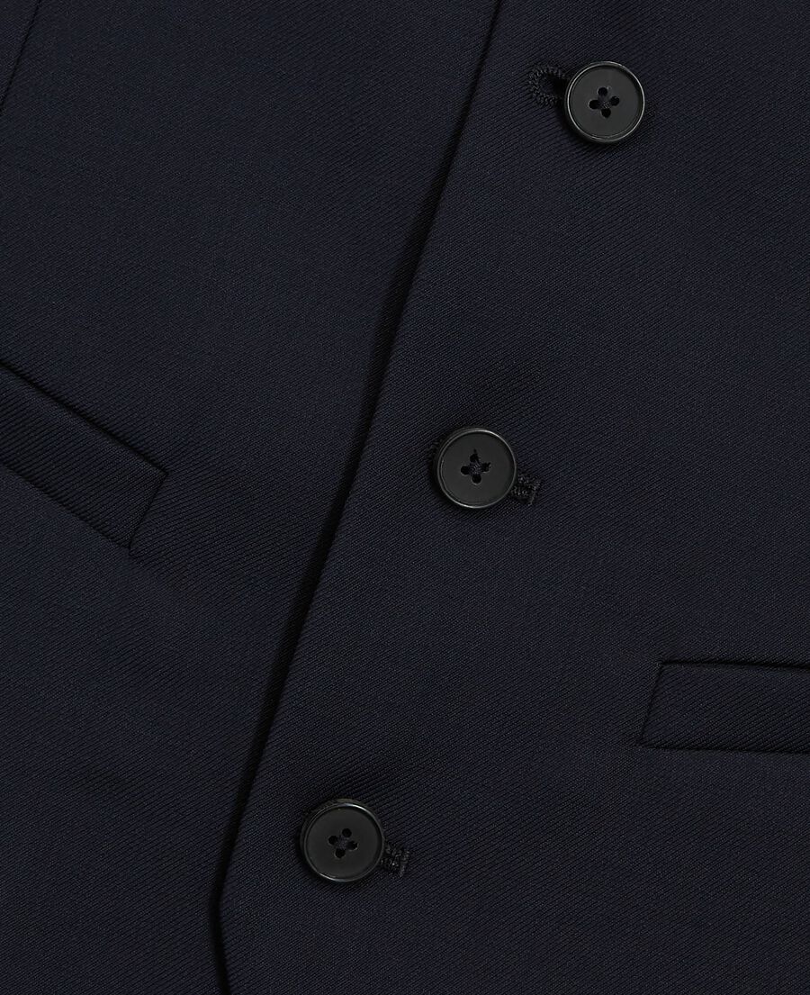 The Kooples MEN DARK NAVY navy blue wool suit vest