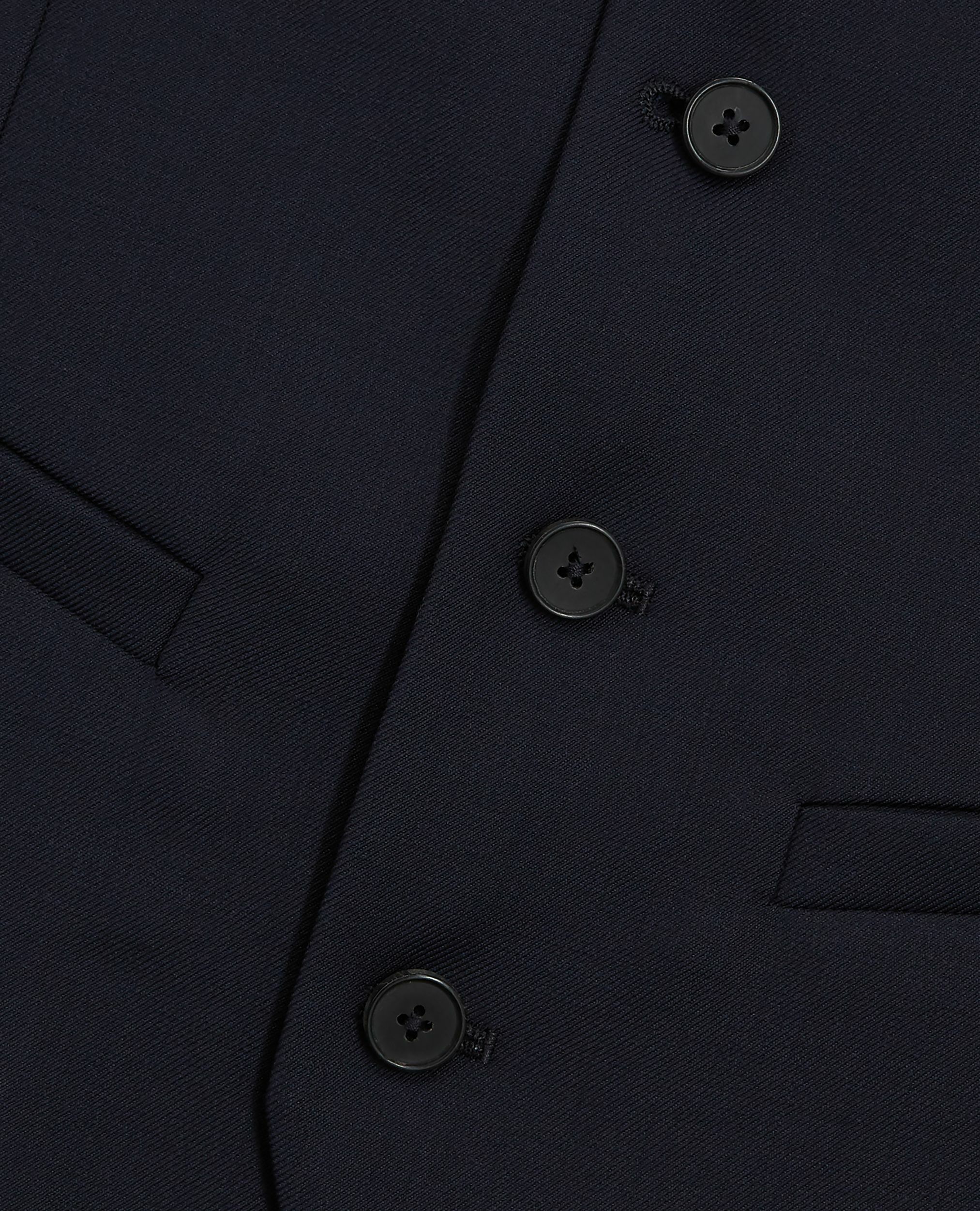 Navy blue wool suit vest, DARK NAVY, hi-res image number null