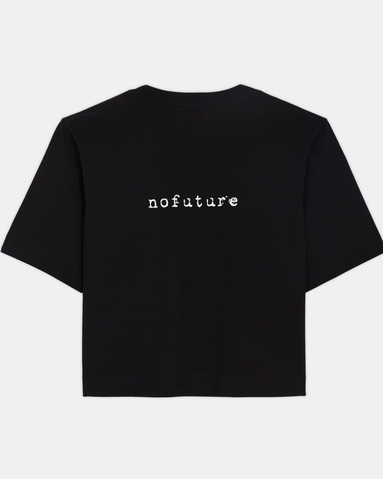 The Kooples MUJER BLACK camiseta logotipo negra