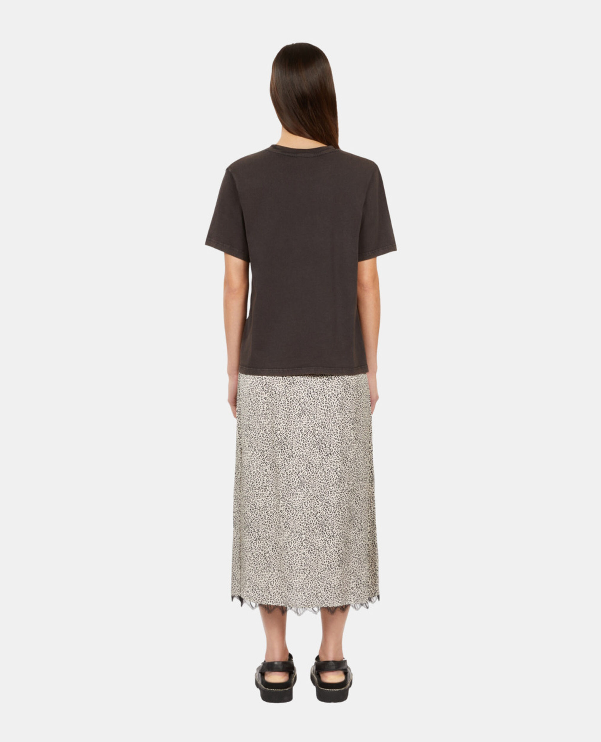 Carbon grey T-shirt with Blazon serigraphy, CARBONE, hi-res image number null