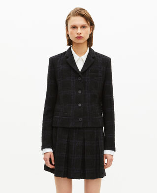 The Kooples FEMME NAVY veste tailleur courte marine