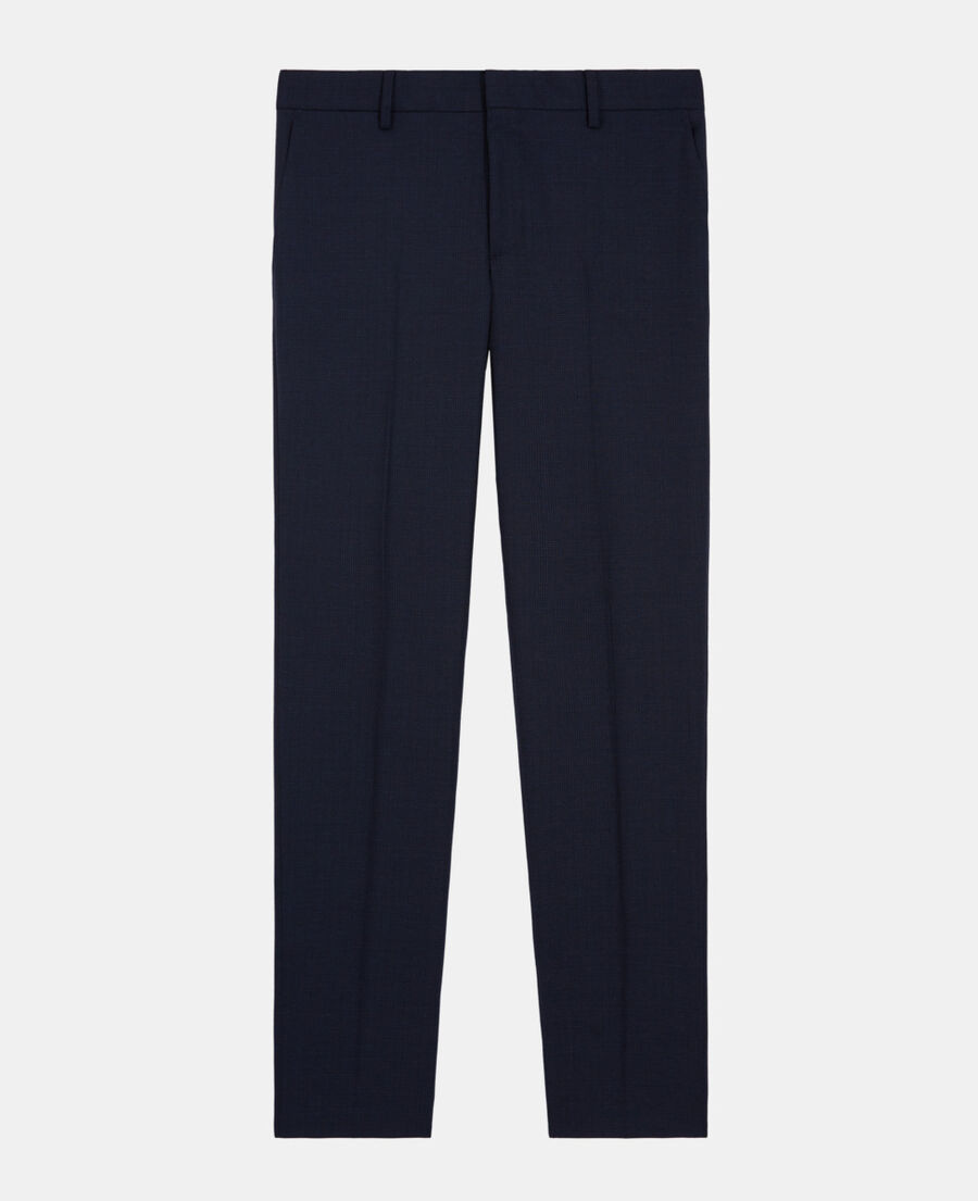 navy blue wool suit pants