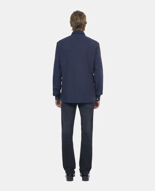 The Kooples MEN NAVY navy blue poplin shirt