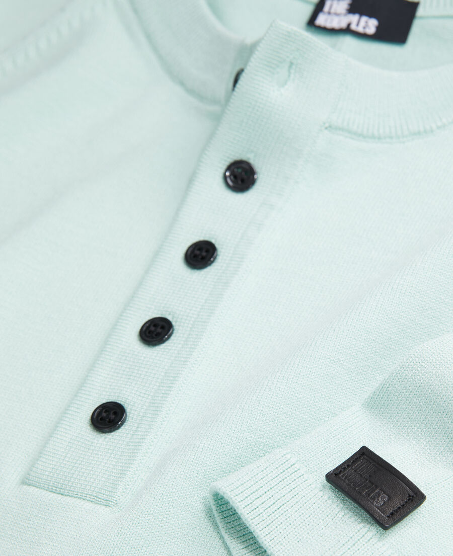 The Kooples HOMME OCEAN t-shirt vert en maille