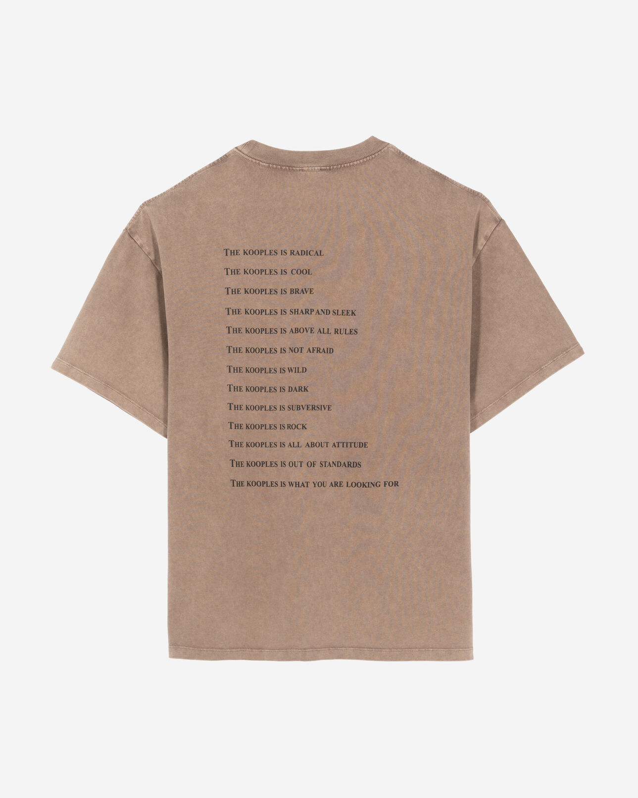 The Kooples H CHOCOLATE what is light brown t-shirt