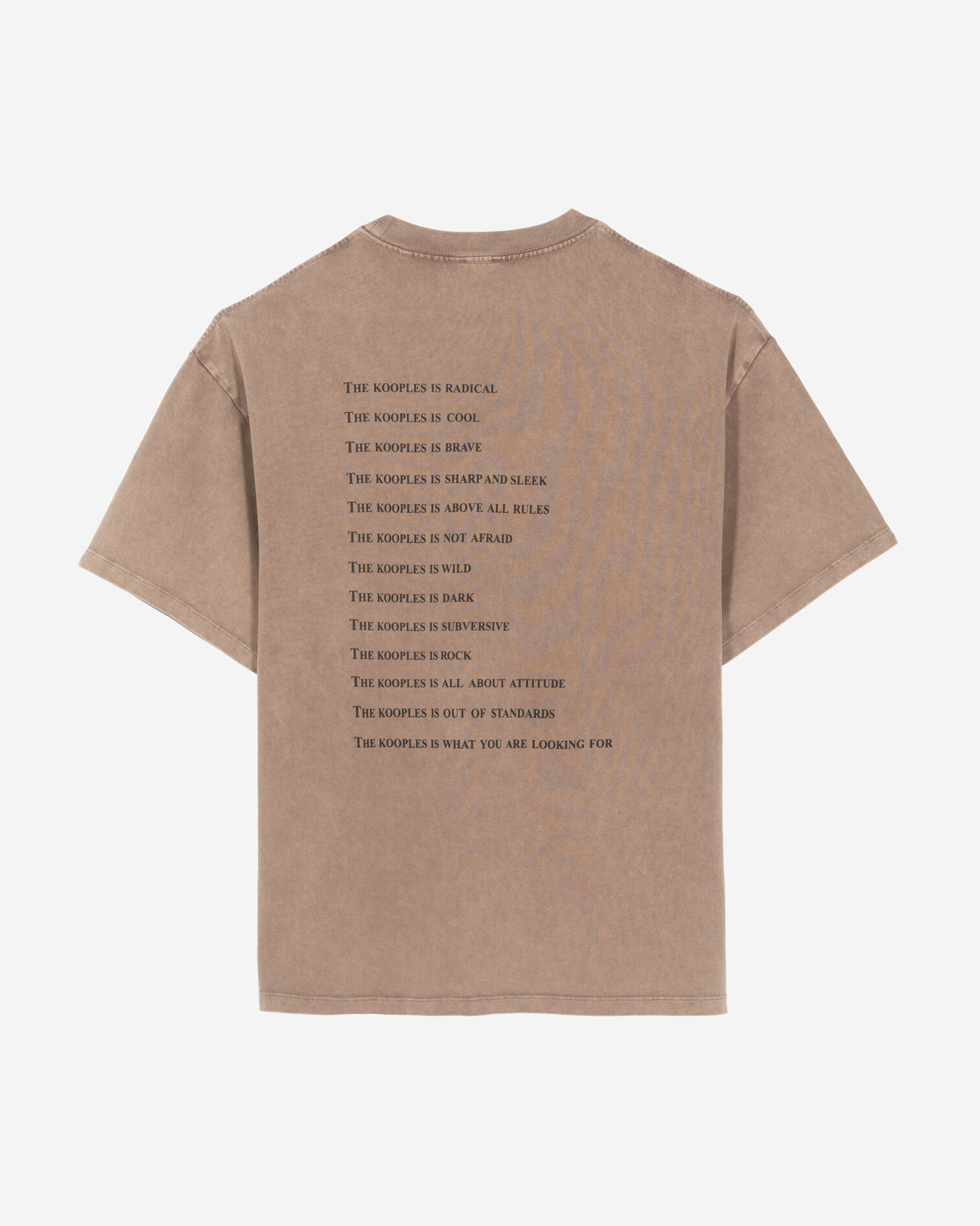 What is light brown T-shirt, CHOCOLATE, hi-res image number null