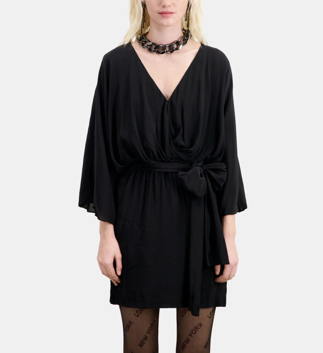Belted best sale kimono dress