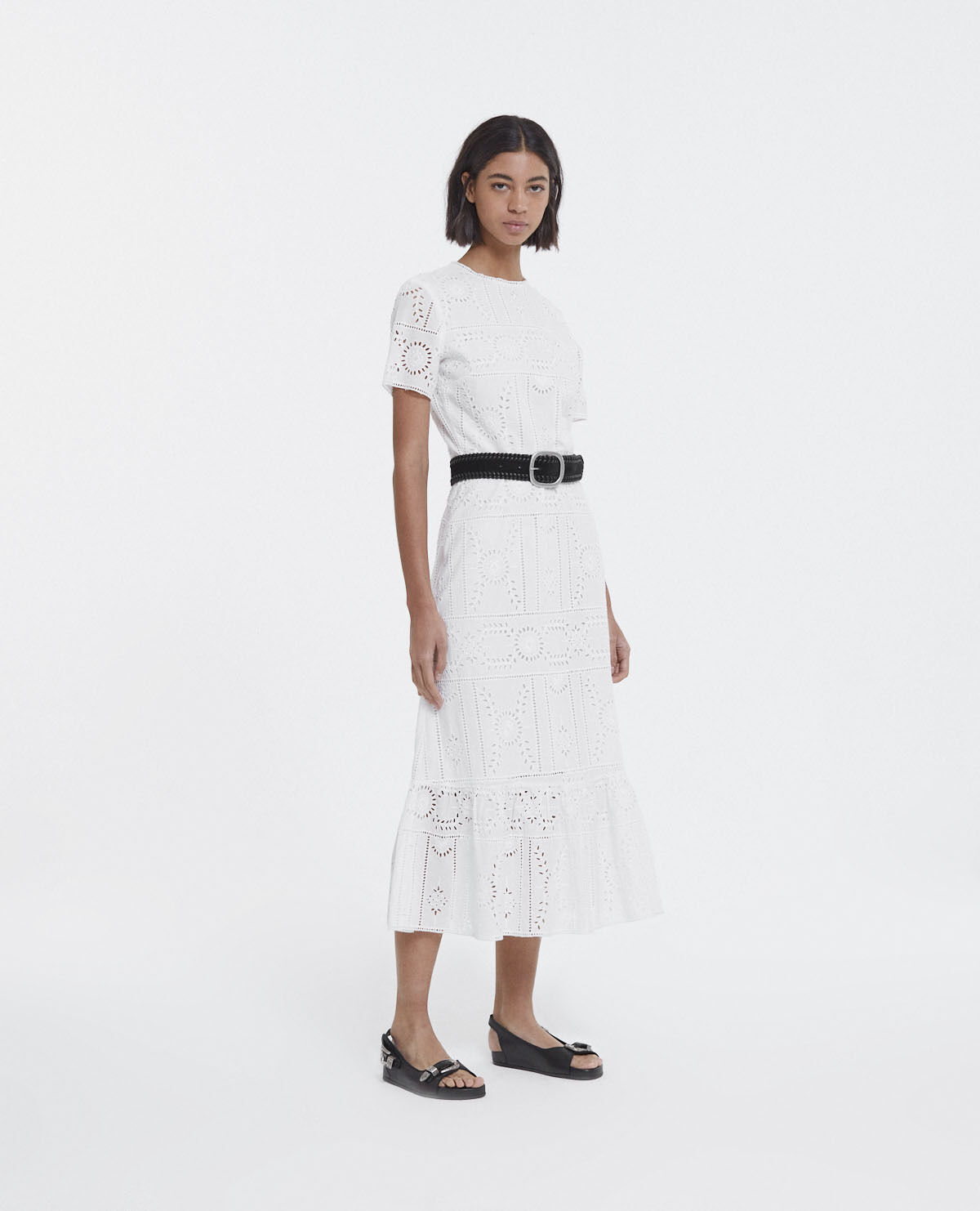 The kooples white cheap dress
