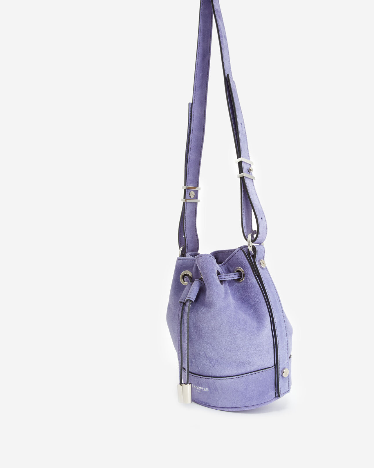 The Kooples FEMME VIOLET sac small tina en cuir lilas
