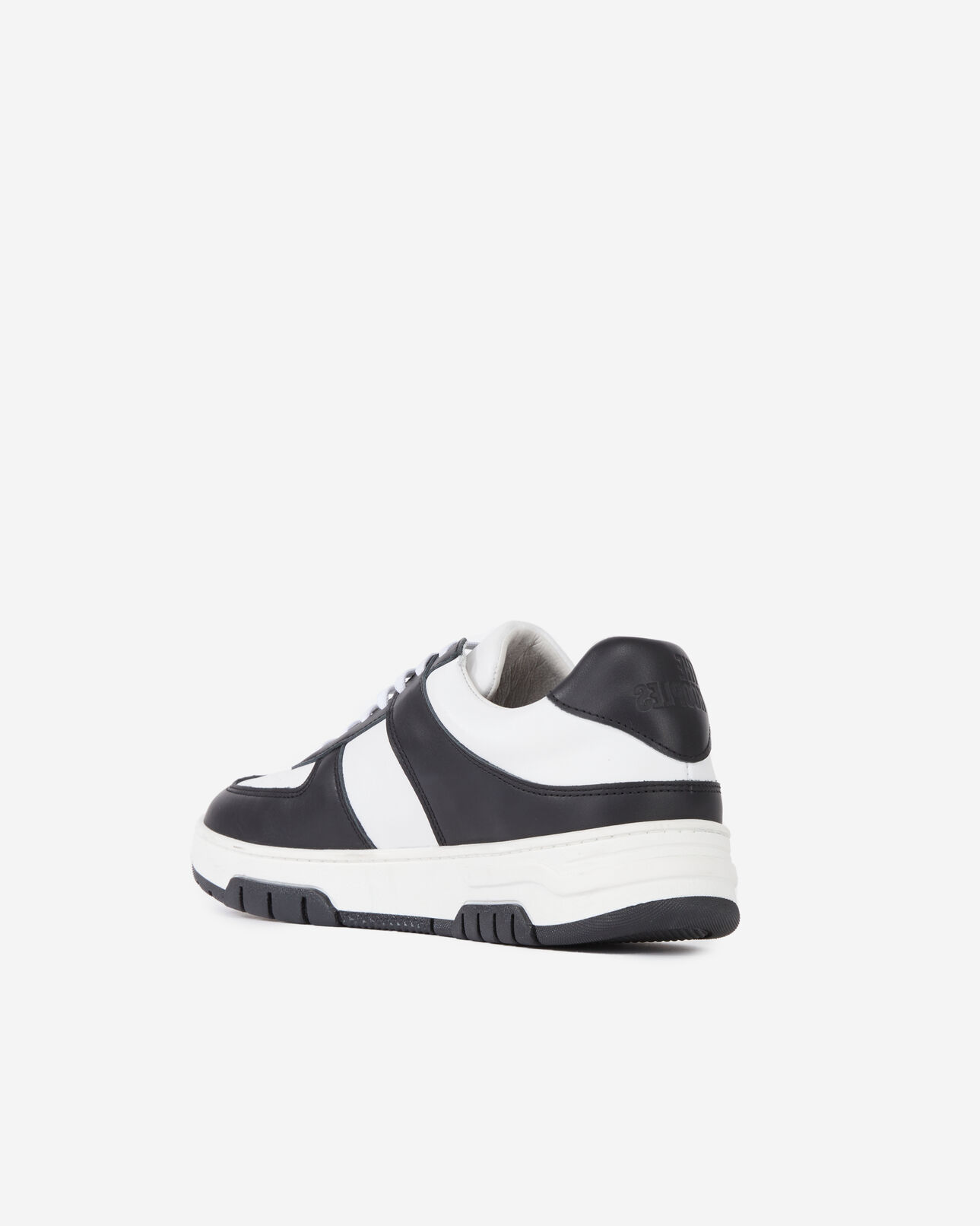 The Kooples MEN BLACK black and white sneakers