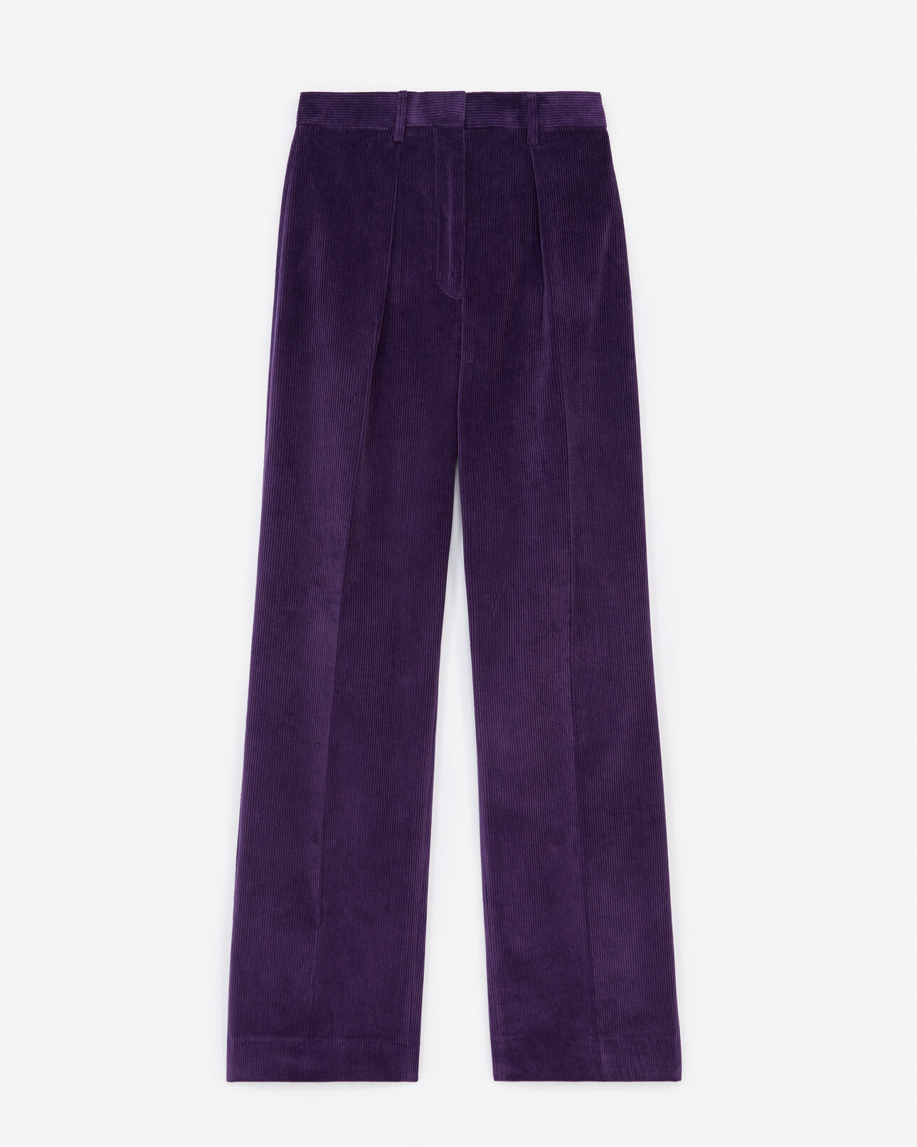 The Kooples DAMEN PRUNE violette kordhose weit