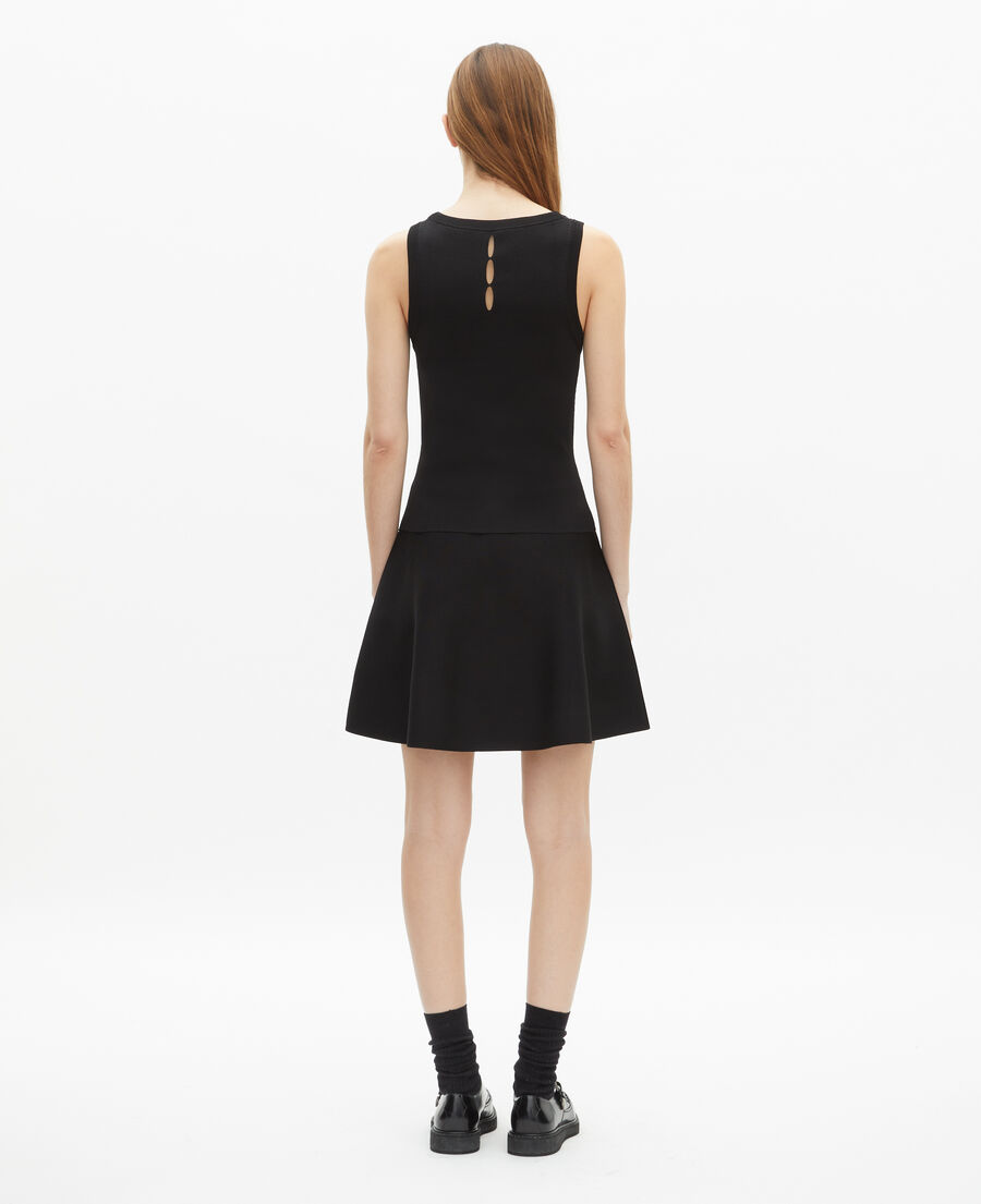 The Kooples WOMEN BLACK black mesh top