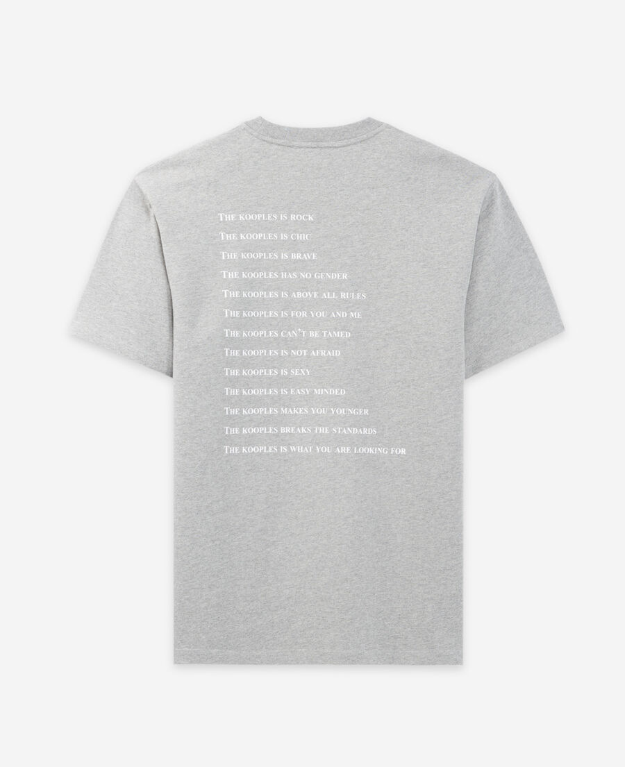 t-shirt grau baumwolle what is-print