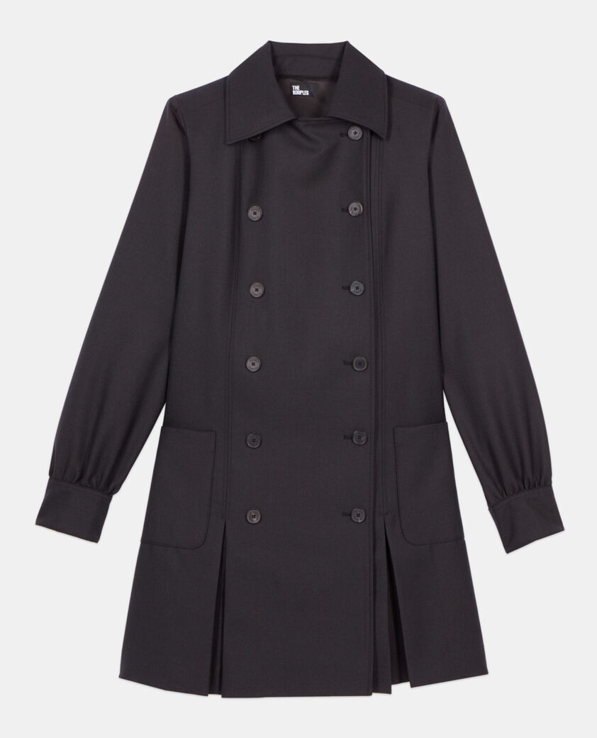 The Kooples WOMEN BLACK short black suit dress