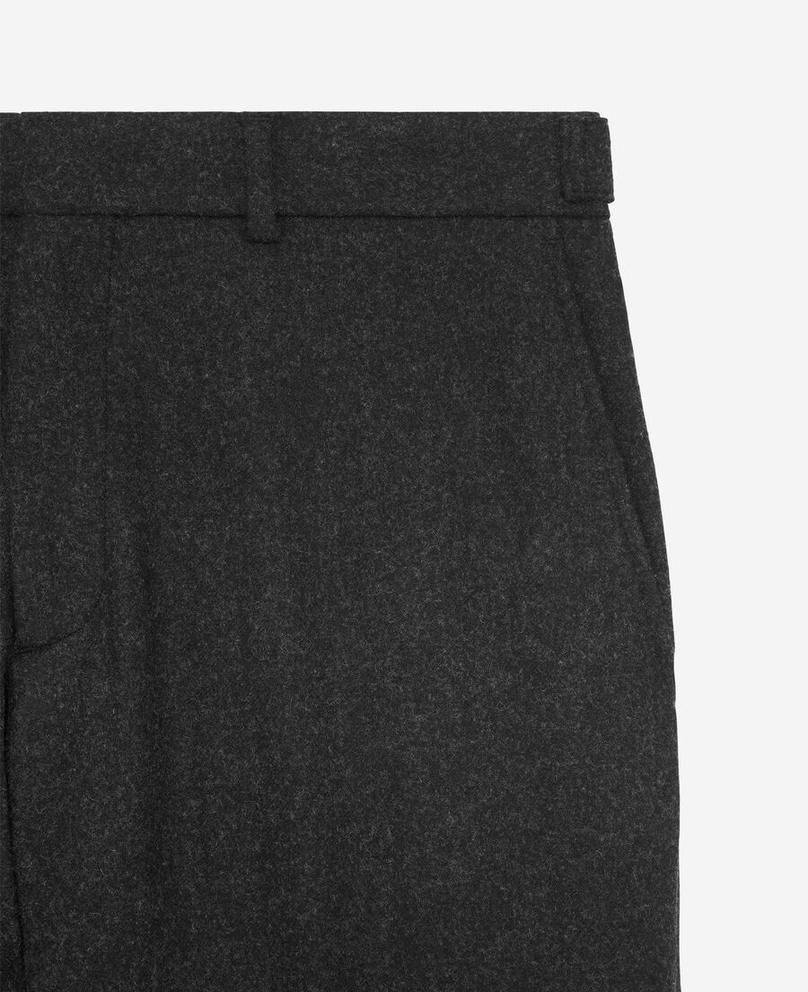 The Kooples HOMME MIDDLE GREY pantalon ajusté gris foncé