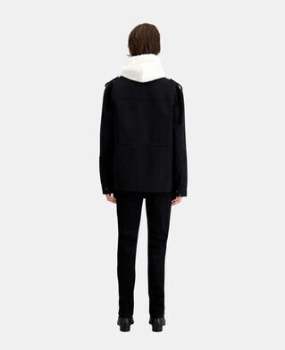 The Kooples H BLACK black denim worker jacket
