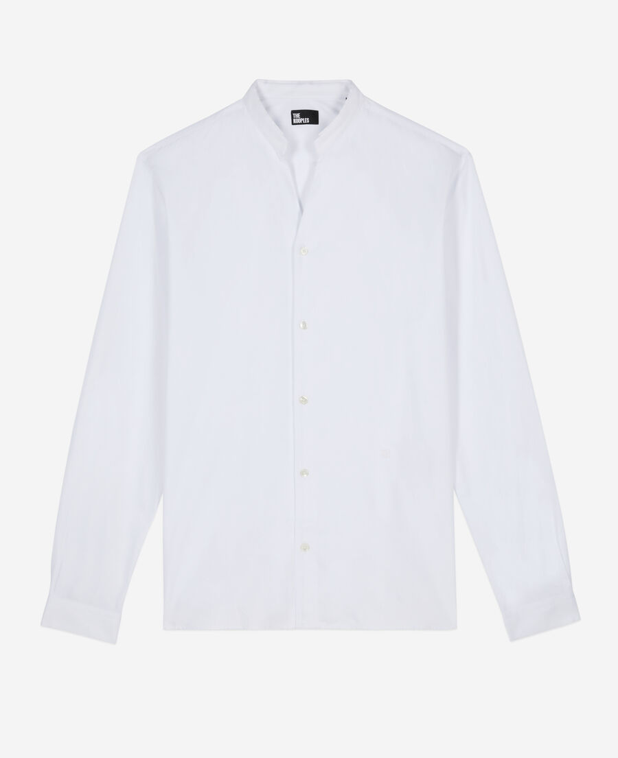 The Kooples H WHITE white poplin formal shirt