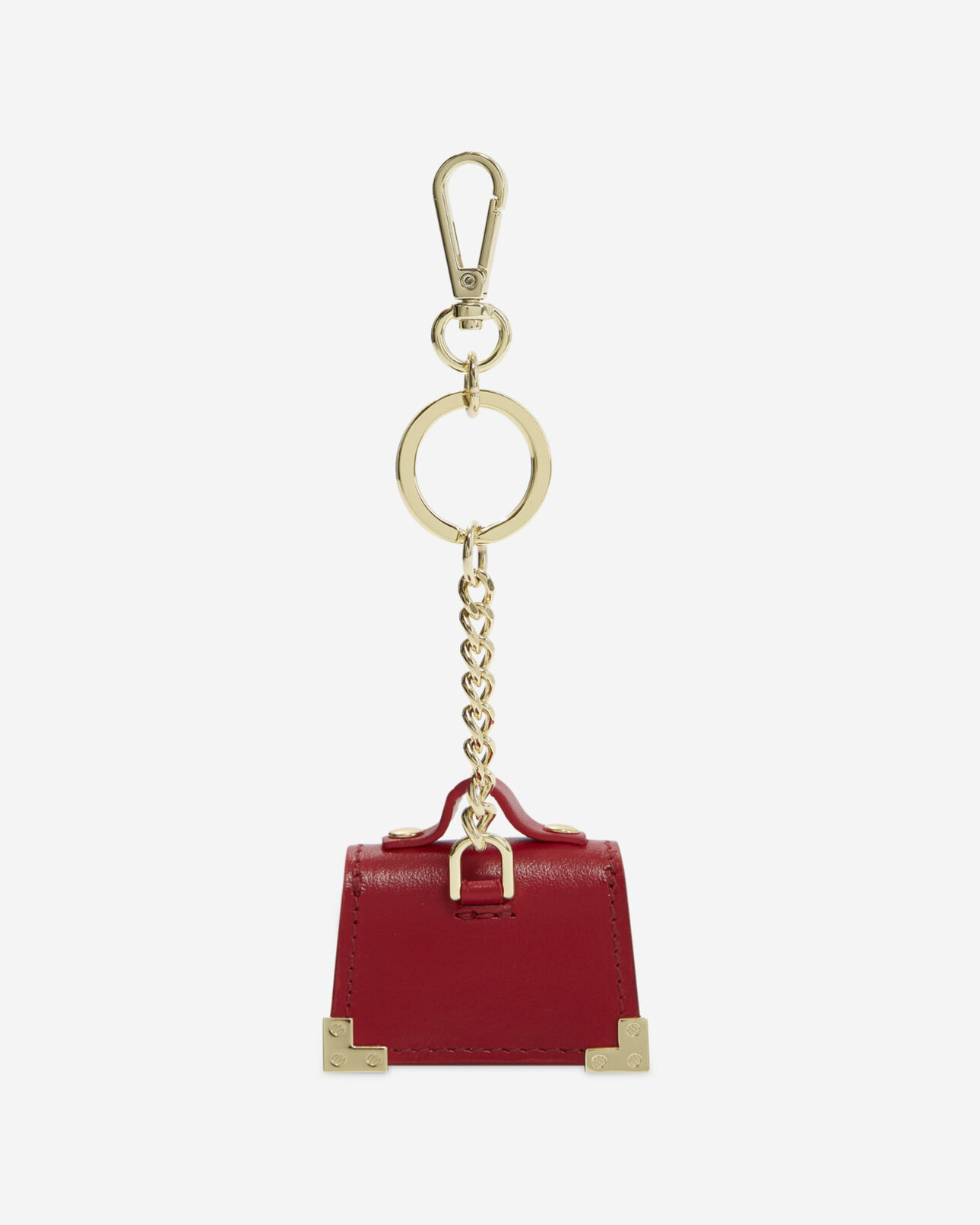 The Kooples WOMEN RED emily gold keyring with red mini-bag