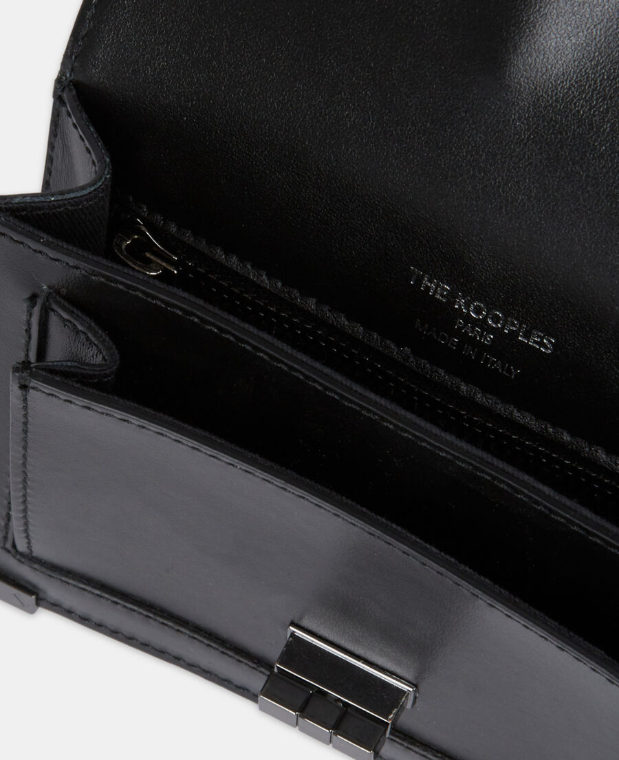 emily belt in black leather