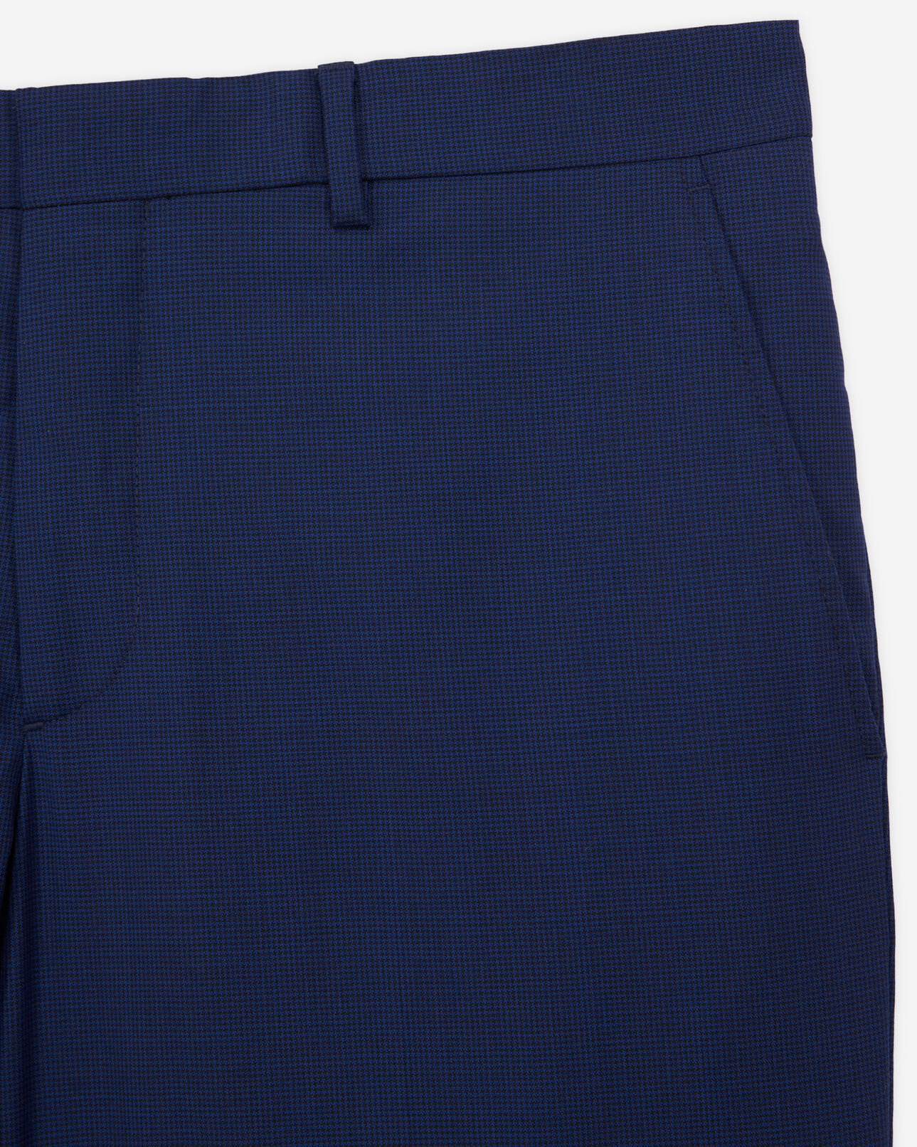 The Kooples MEN NAVY navy blue suit pants with micro motif