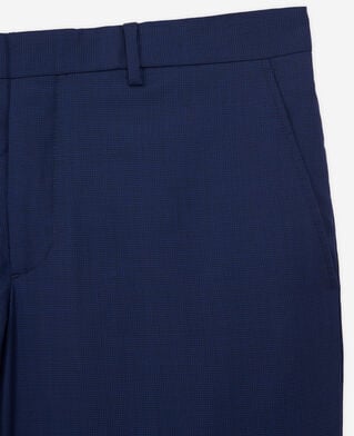The Kooples HOMBRE NAVY pantalón traje micromotivo azul marino