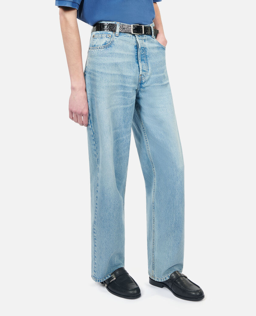 The Kooples MEN BLACK black leather loafers with western buckle