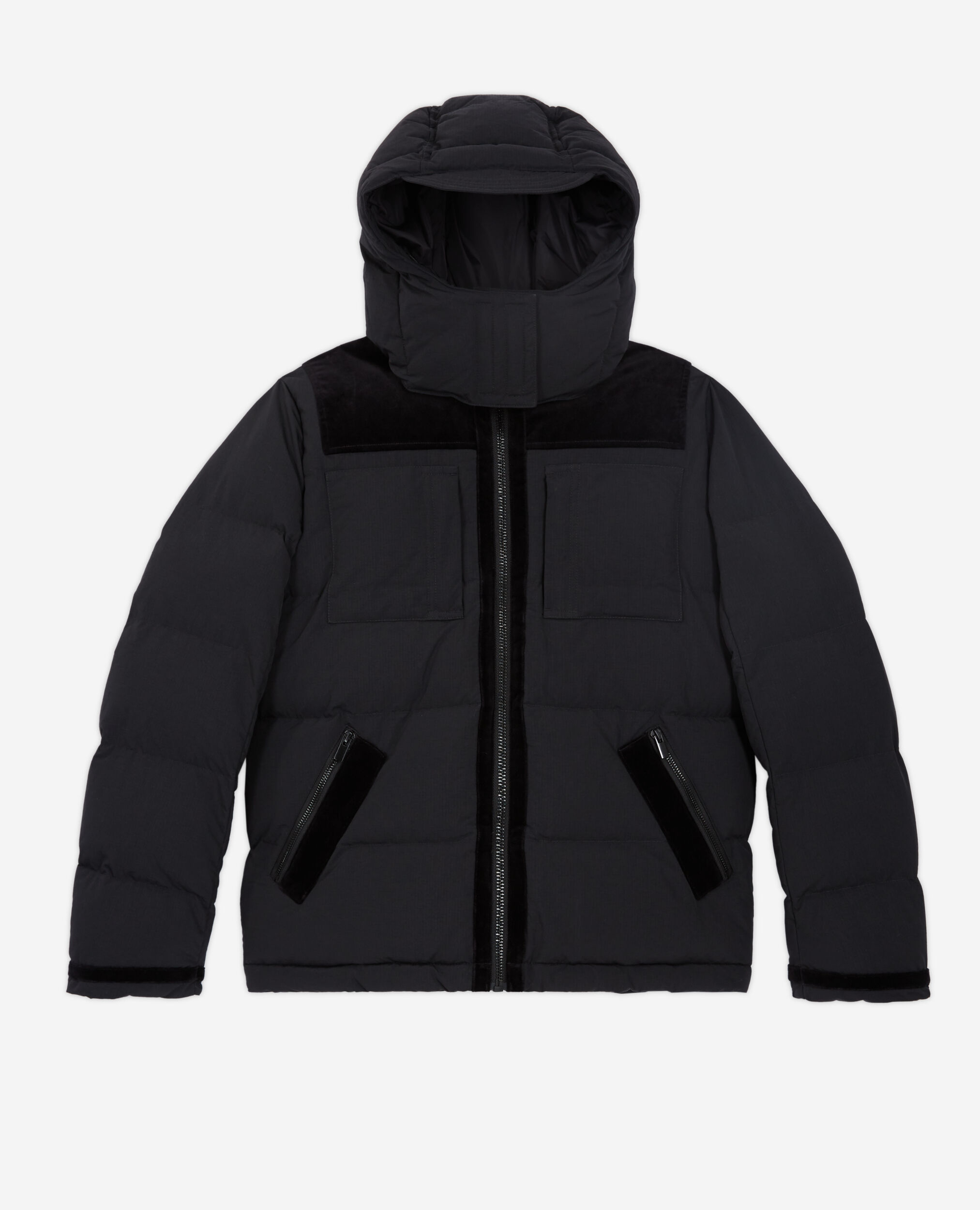 Black down jacket, BLACK, hi-res image number null